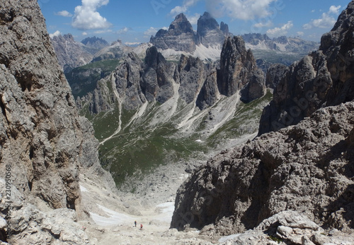 Włochy, Dolomity - na szlaku Szlak Sentiero Bonacossa 