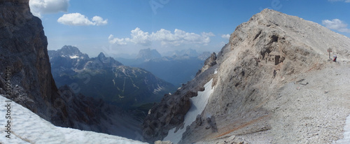 Włochy, Dolomity - Włochy, Dolomity - Ferrata Dibona w masywie Cristallo