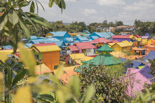 The Rainbow Village in Malang, Indonesia