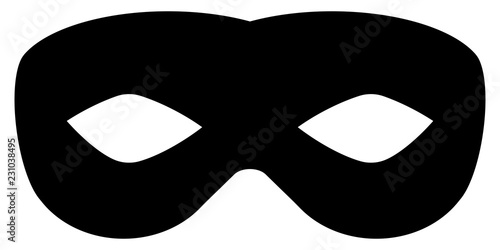 gz202 GrafikZeichnung - siwb471 SignIsolatedWhiteBackground siwb - english - masquerade / mask - simple template - xxl 2to1 g6724