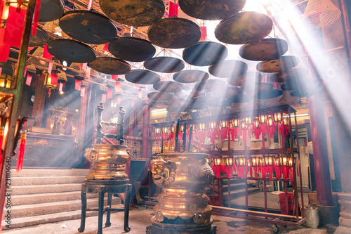 Man Mo Temple in Hong Kong