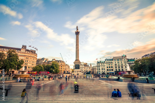 Trafalgar square, London