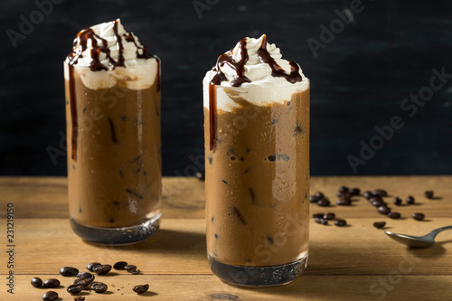 Refreshing Cold Mocha Iced Coffee