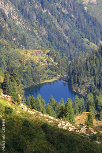Landscape of Lower Tauern (Niedere Tauern), Alps, Austria 