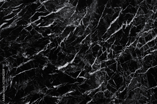 beautiful texture of black marble stone table background.For decorative presentation