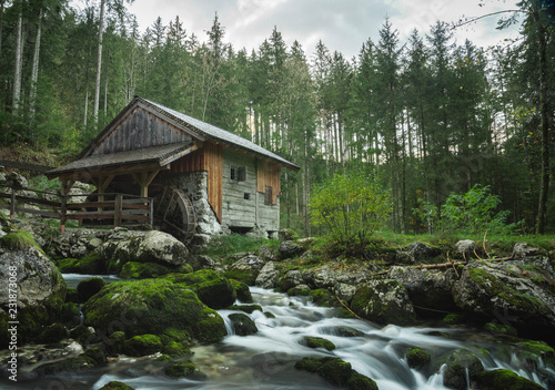 Old Mill in Austria - Dark style