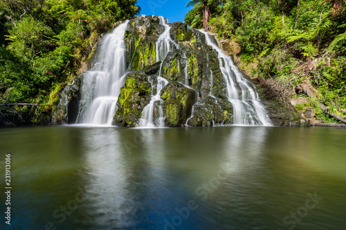 magical Owharoa Falls, Coromandel Peninsula, New Zealand