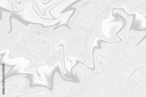Gray background. Waves with a marble pattern.