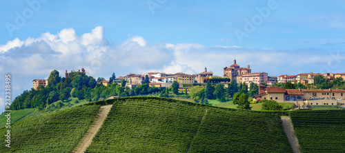 Panorama of Novello (piedmont,Italy)