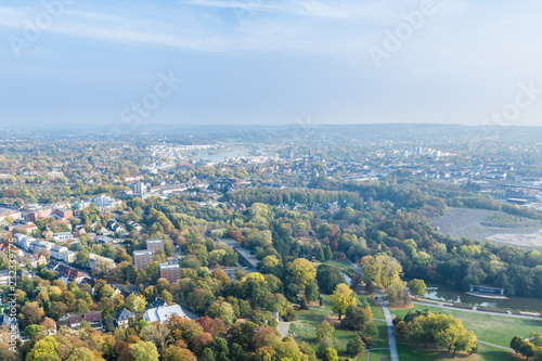 Aerial view of Dortmund, Germany