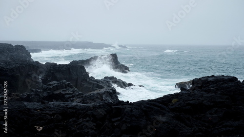 Stormy Ocean in Iceland