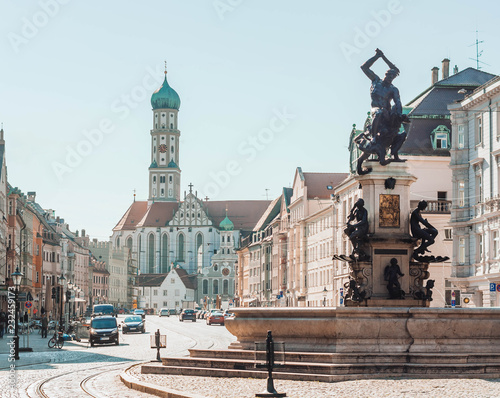 Augsburg, Bayern, Germany. Cityscape