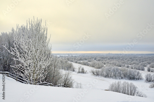 Архангельская область, зимний пейзаж