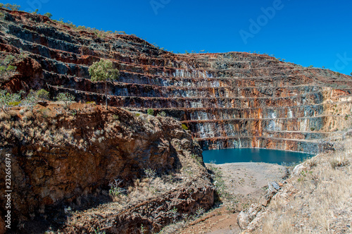 Abandoned uranium mine, Mary Kathleen, Queensland, Australia