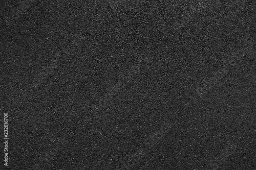 Black smooth asphalt road texture background top view