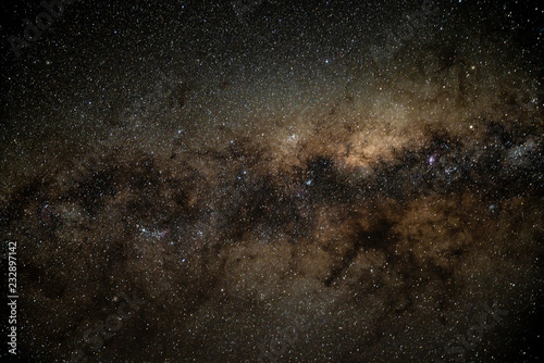 A close look at the center of the Milky Way Galaxy. 