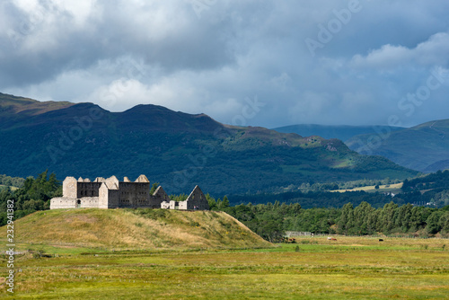 Die 1719 erbauten Ruthven Barracks bei Kingussie