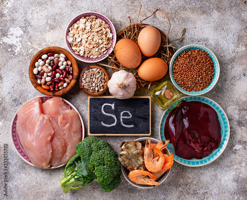 Healthy product sources of selenium. 