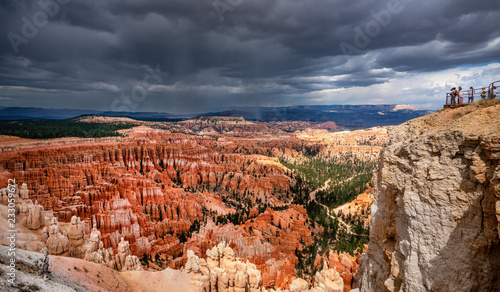 Monsoon Storm on the way - Bryce Canyon from Inspiration Point