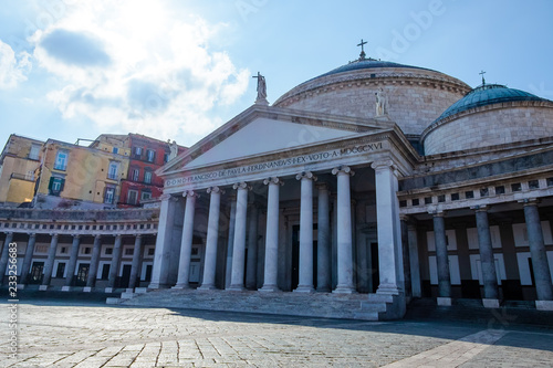church San Francesco di Paola, Plebiscito Square, Naples, southern Italy