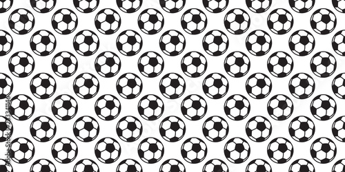 soccer ball seamless pattern vector football sport isolated tile background wallpaper