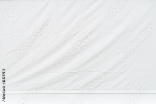Light background white tarpaulin