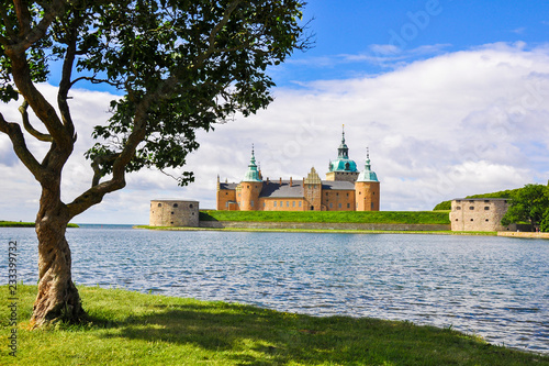 Kalmar castle on a sunny day, Sweden. 