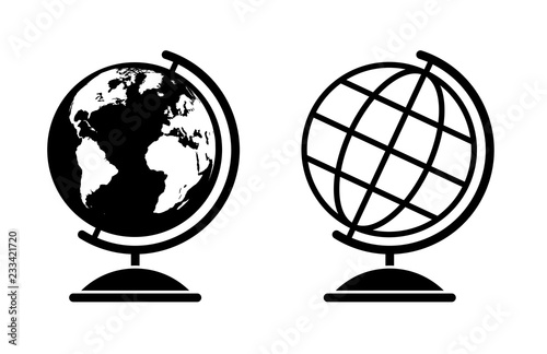 Vector globe illustrations