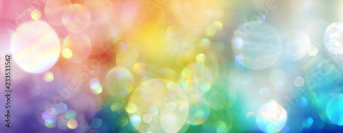 Banner Regenbogenlicht