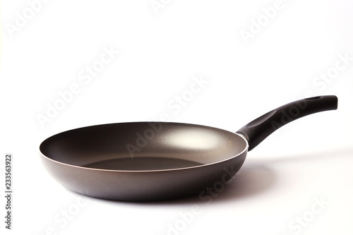 pan isolated on white. Non-stick coating. Cooking food. kitchenware