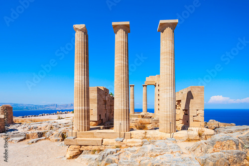 Akropol w Lindos i plaża, Rodos