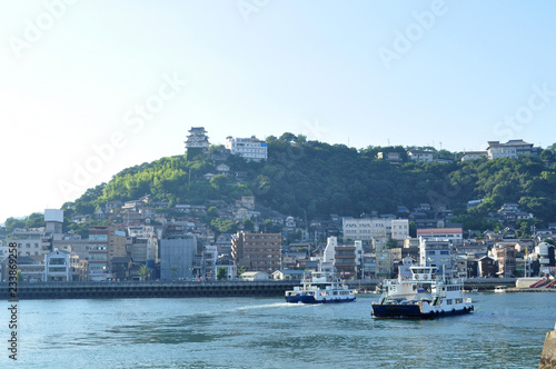 港町の城山