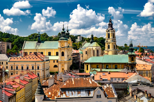 Katedra w Przemyślu i Stare Miasto, widok z Wieży Zegarowej. 29-07-2016