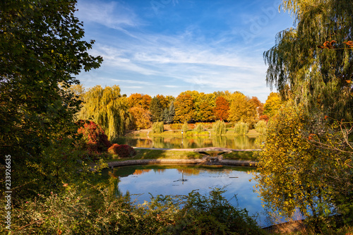 Moczydlo Park in City of Warsaw