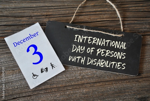 3 December - Day of Persons with Disabilities