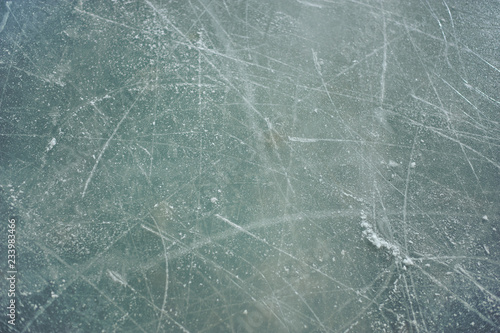 natural ice on the rink texture