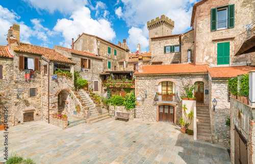 Scenic sight in Capalbio, picturesque village on the province of Grosseto. Tuscany, Italy.