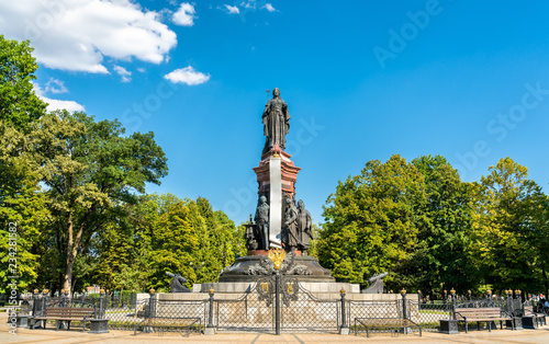 Monument of Catherine II the Great in Krasnodar, Russia
