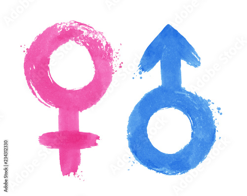Vector illustration set of gender symbols