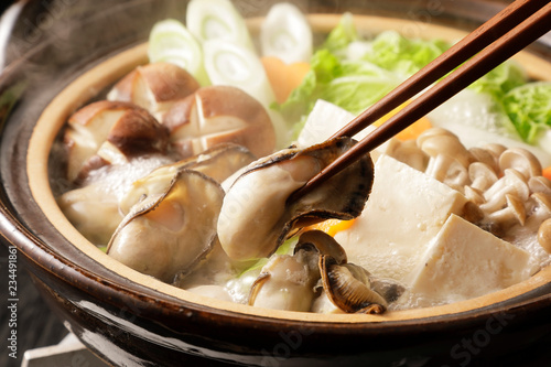 牡蠣鍋 Oyster hot pot