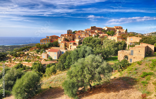 Mountain village Pigna (Corsica)