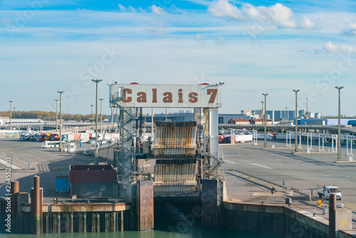 Exterior view of the famous Calais harbor