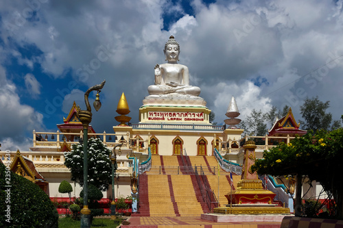 buddhist temple in thailand with large buddha