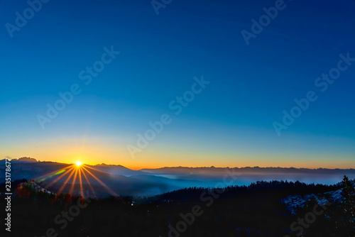 Sunstar, Ansel Adams Wilderness, California