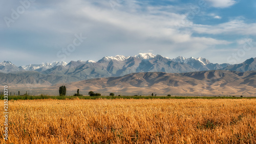 Thunderstorm View Towards Kyrgyzstan in Southern Kazakhstan taken in August 2018taken in hdr taken in hdr