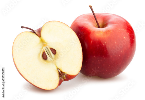 czerwone pyszne jabłko
