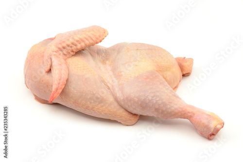 połowa kurczaka surowa