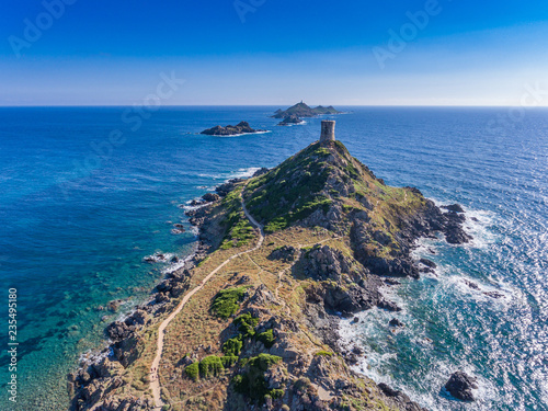 Ile Sanguinaires mit Tour de la Parata im Golf von Ajaccio auf Korsika