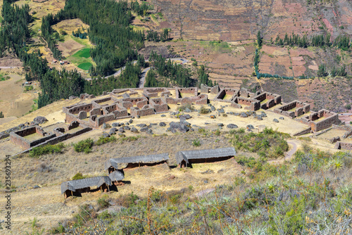 Pisaq’a sector of Pisac archaeological site, Peru