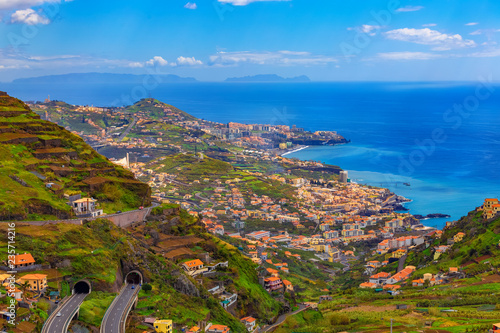 Beautiful landscape, Madeira island, Funchal capital, Portugal